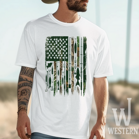 Stars, Stripes & Lures Tee