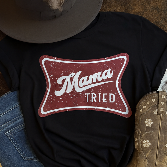 Mama Tried Vintage Western Graphic Tee
