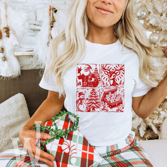 Vintage Christmas Squares